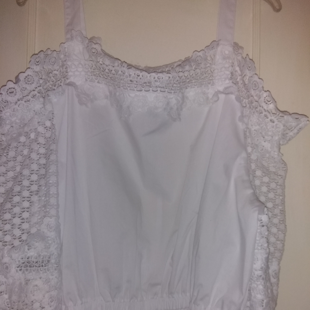 New, never worn Ashley Stewart 22/24 White Shirt
